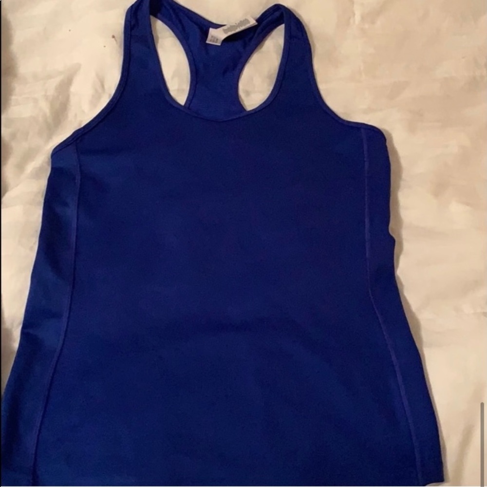 Adidas workout racer back top